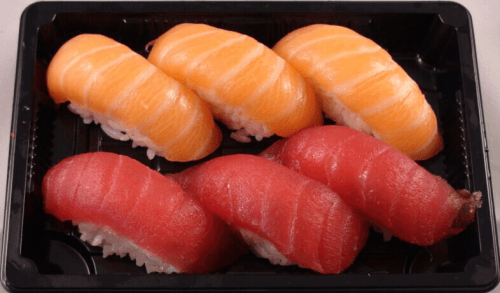 Sake en Maguro nigiri