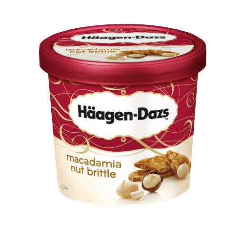 Haägen Dasz macademia nut brittle