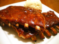 Gegrilde spareribs pittig