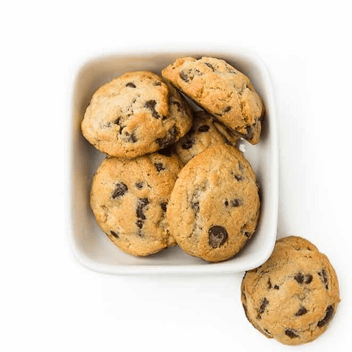 Mini chocolate chip cookies