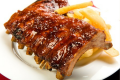 Gegrilde spareribs zoet