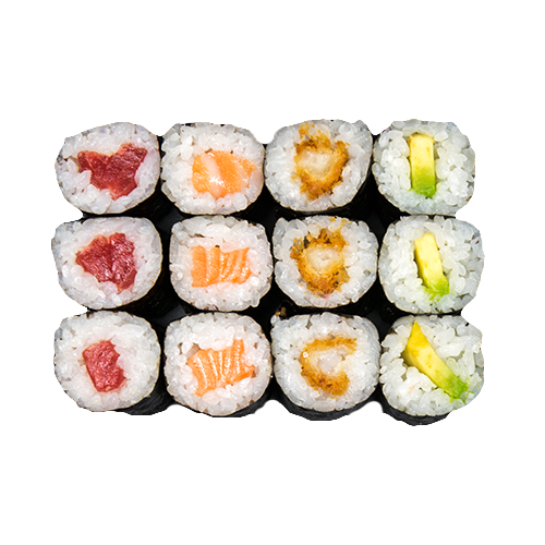 Maki deluxe mix small 12 stuks
