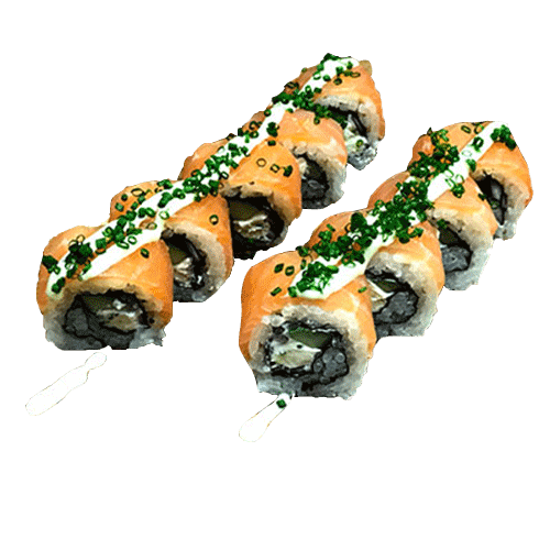 Creamy salmon roll