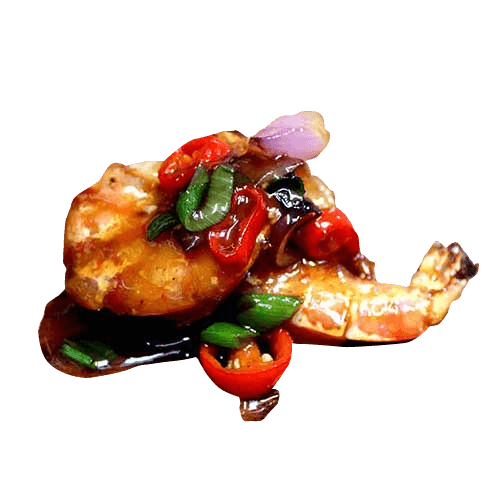 Spicy ebi yaki