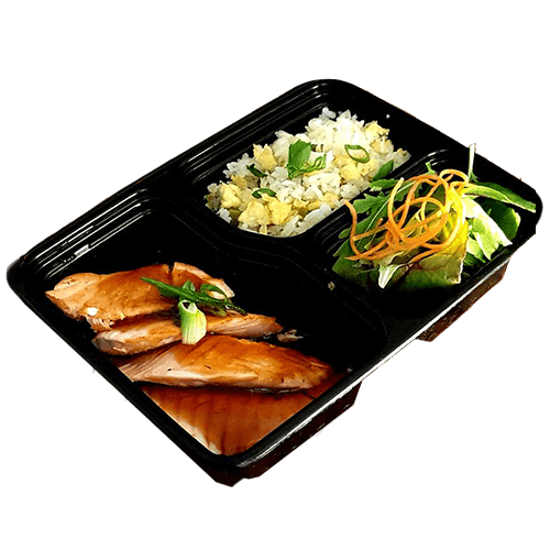 Sake no teriyaki schotel