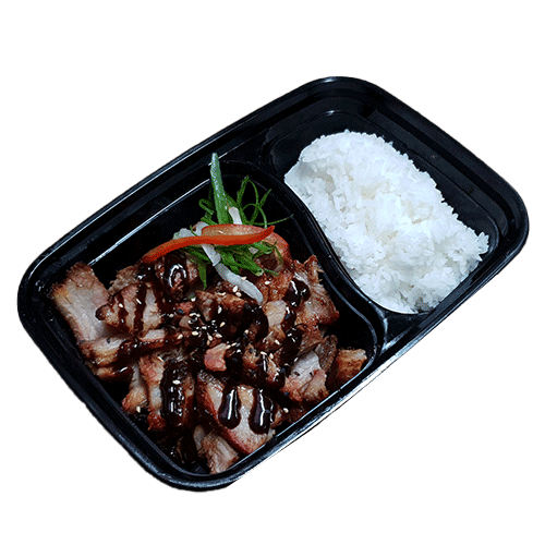 Barbecue pork menu