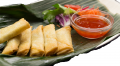 Mini vegetarian springrolls
