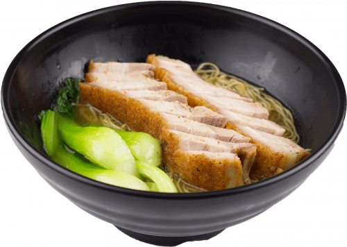 Crispy pork noodle