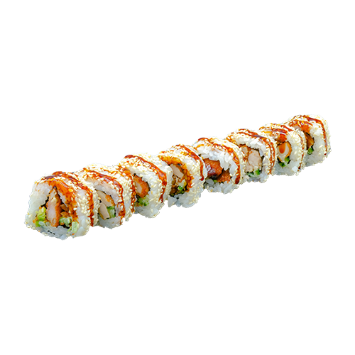 Chicken katsu uramaki