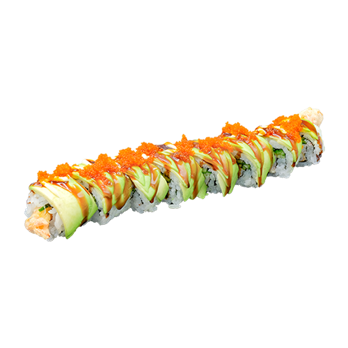 Dragon roll uramaki