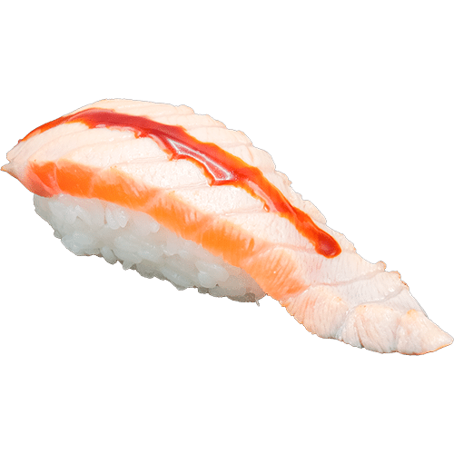 Flame seared sake nigiri
