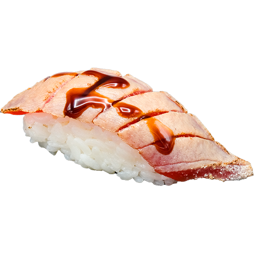Flame seared maguro nigiri