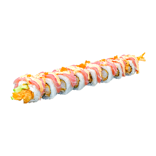 Spicy ebi tuna uramaki