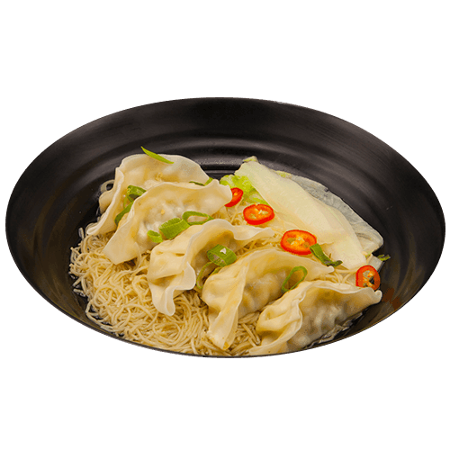 Vegetable dumpling noedelsoep