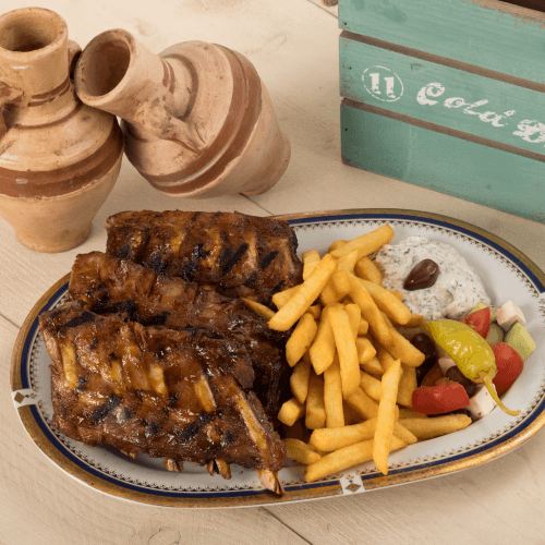 Spareribs menu