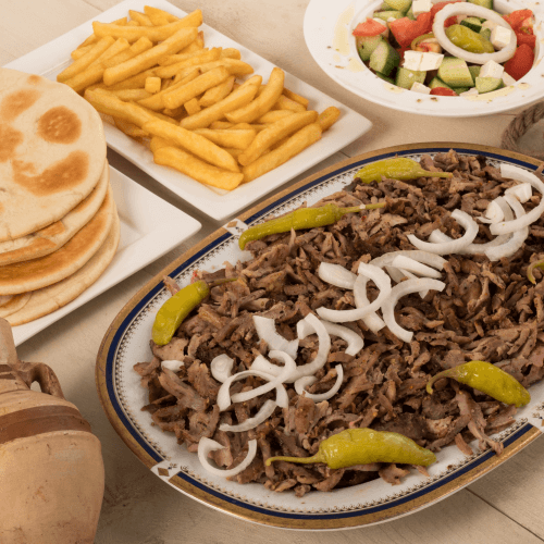 Gyros schotel voor 4 personen