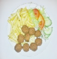 Falafel schotel