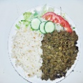 Lamb shoarma platter