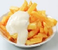 Franse frietjes met mayonaise