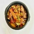 Eggplant dish with lamb