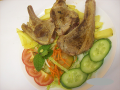 Lamb cutlet dish