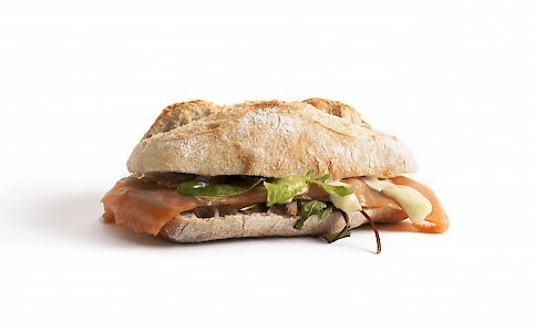 Norwegian salmon sandwich
