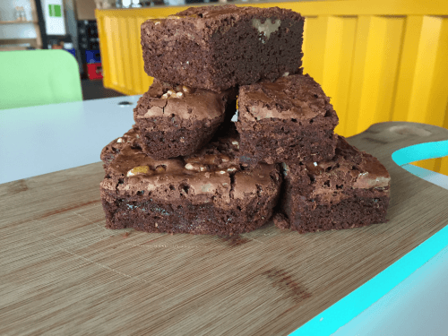 Walnut brownie