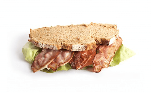 Crispy bacon sandwich