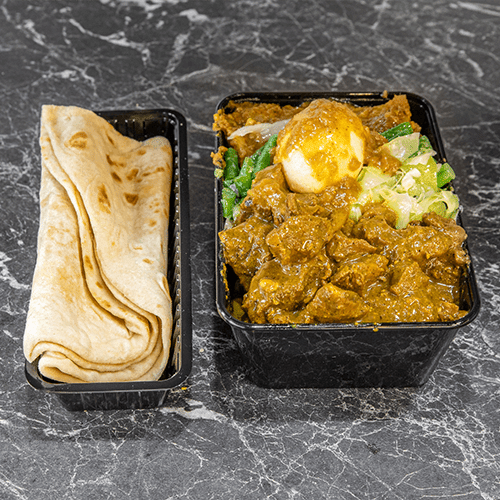 Roti met lamsvlees