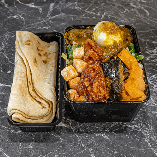 Roti spicy vega mix