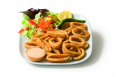 Deep fried calamaris dish