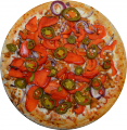 Pizza hot chicken