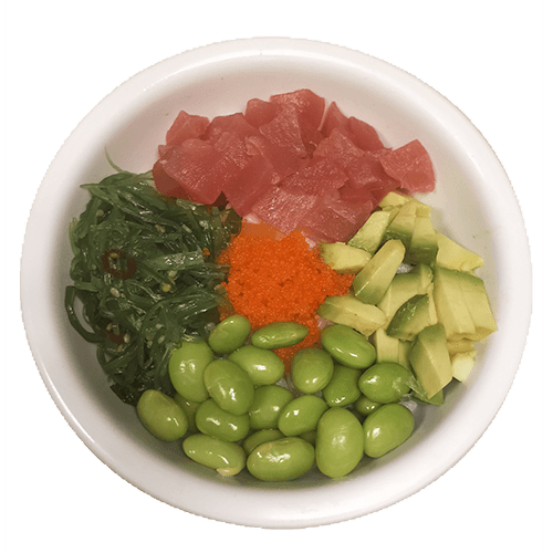 Maguro poké bowl