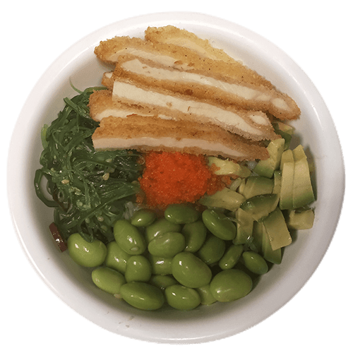 Chicken poké bowl