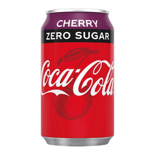 Coca-Cola zero sugar cherry 33cl can