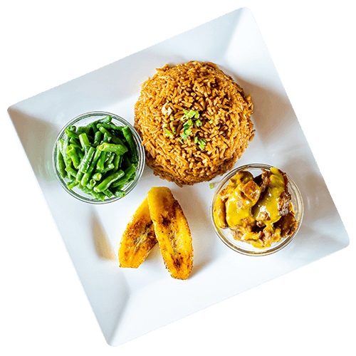 Nasi with spicy chicken