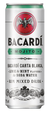 Bacardi mojito blikje 250ml