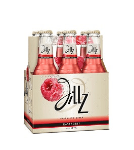 6 pack Jillz Raspberry Sparkling Cider 23 cl