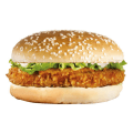 Crispy chicken burger