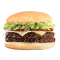Jumbo beef burger