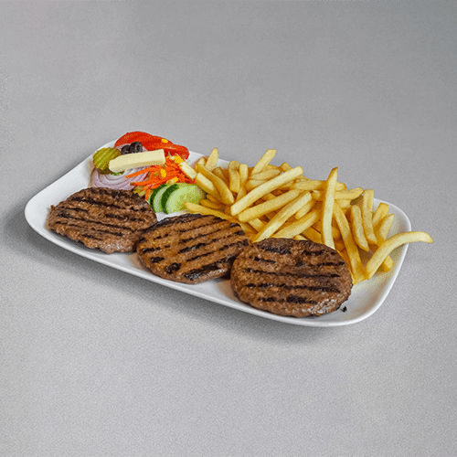 Hamburger grill schotel