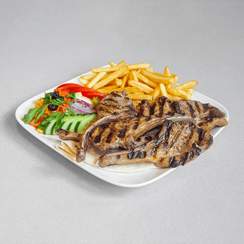 Lamskotelet grill schotel