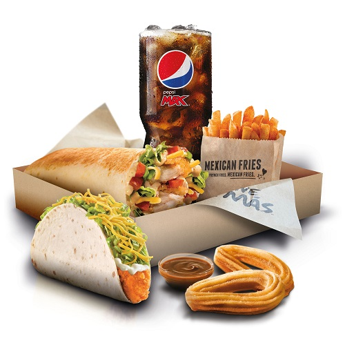Crispy chicken burrito box