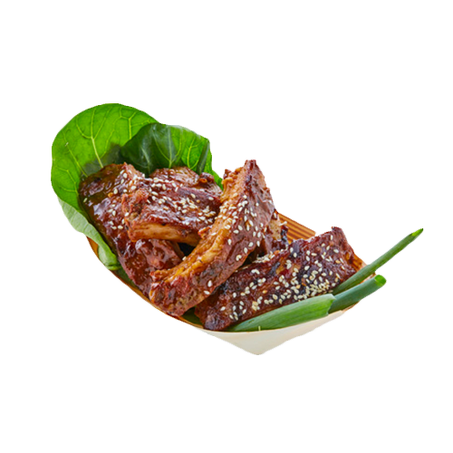Spareribs pork half rack