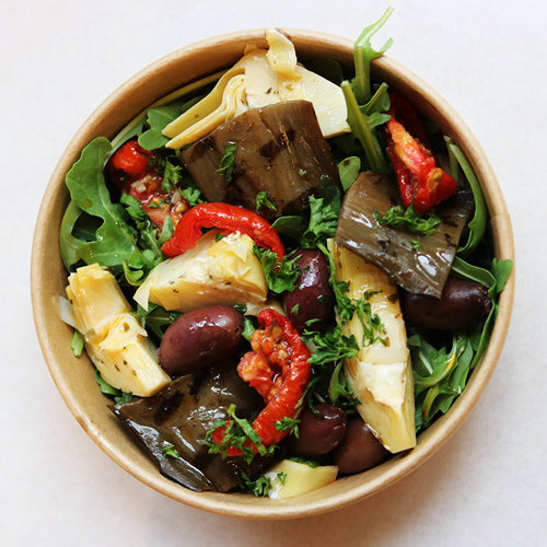 Vegan garden salad