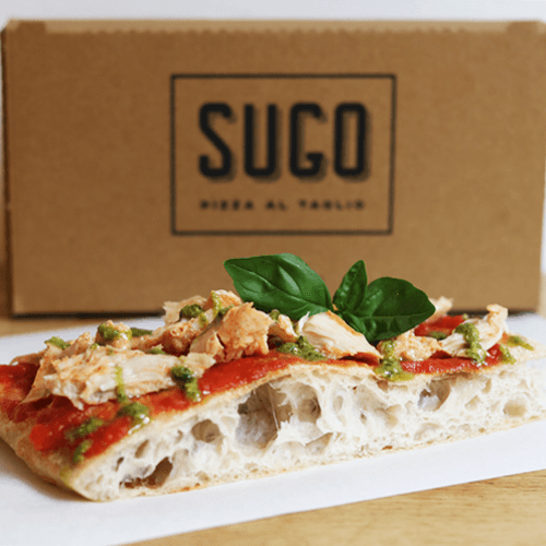 Pizza spicey chicken