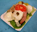 Russian salad with egg, large