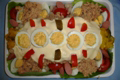 Salad dish for 4 a 5 persons