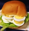 Boiled egg sandwich