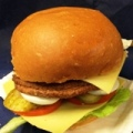 Hamburger sandwich special with cheese